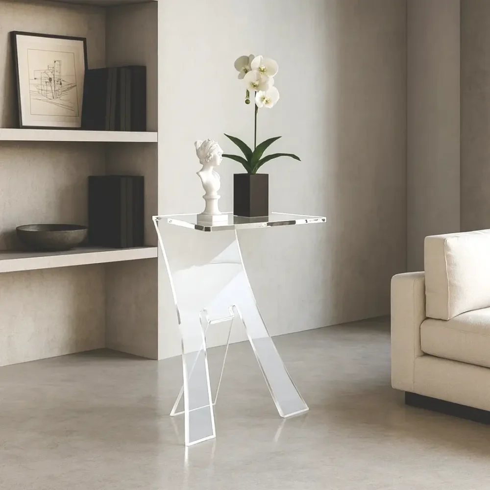 Console transparente Plexiglass