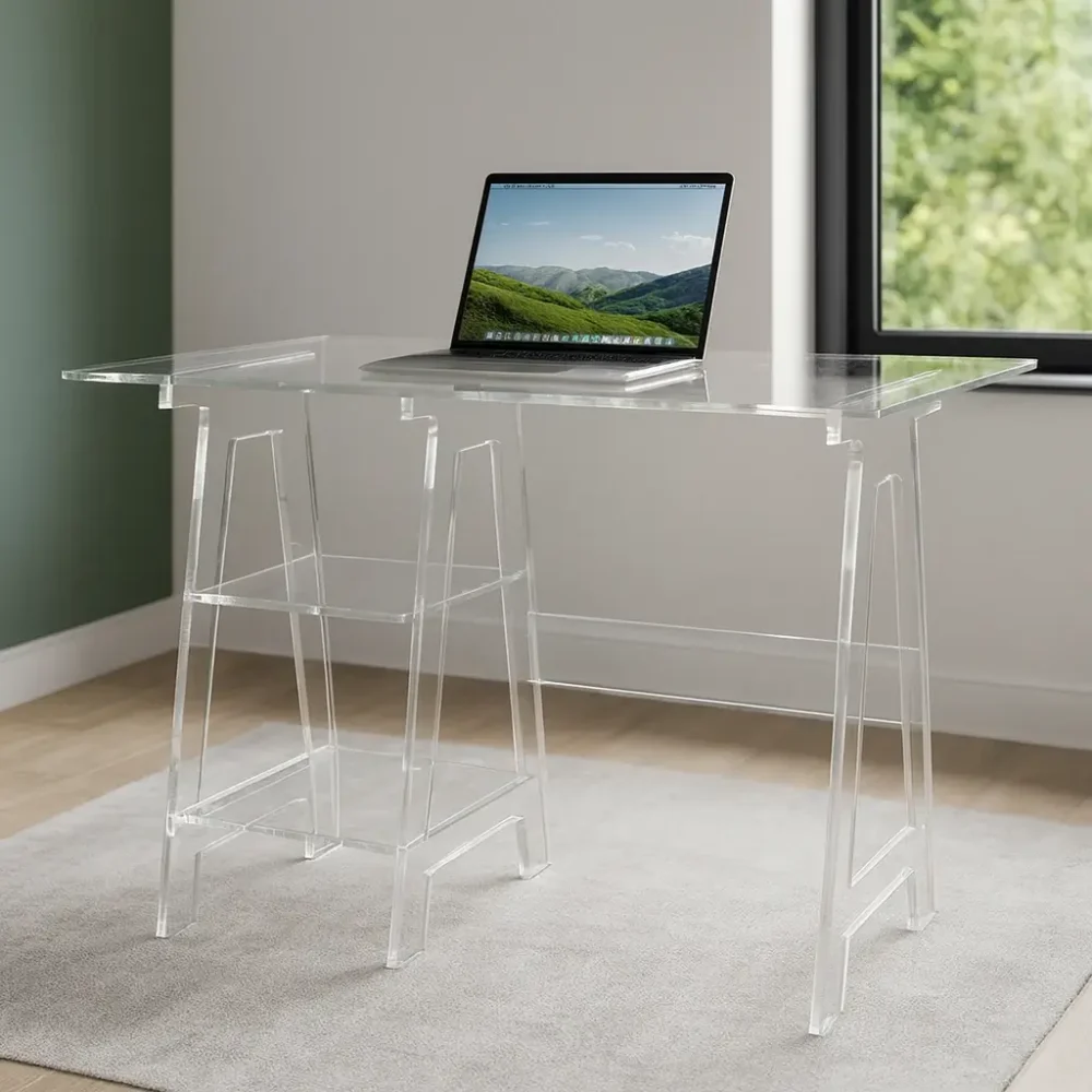Bureau Luxe Transparent
