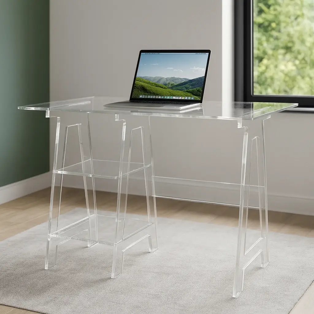 Bureau Luxe Transparent