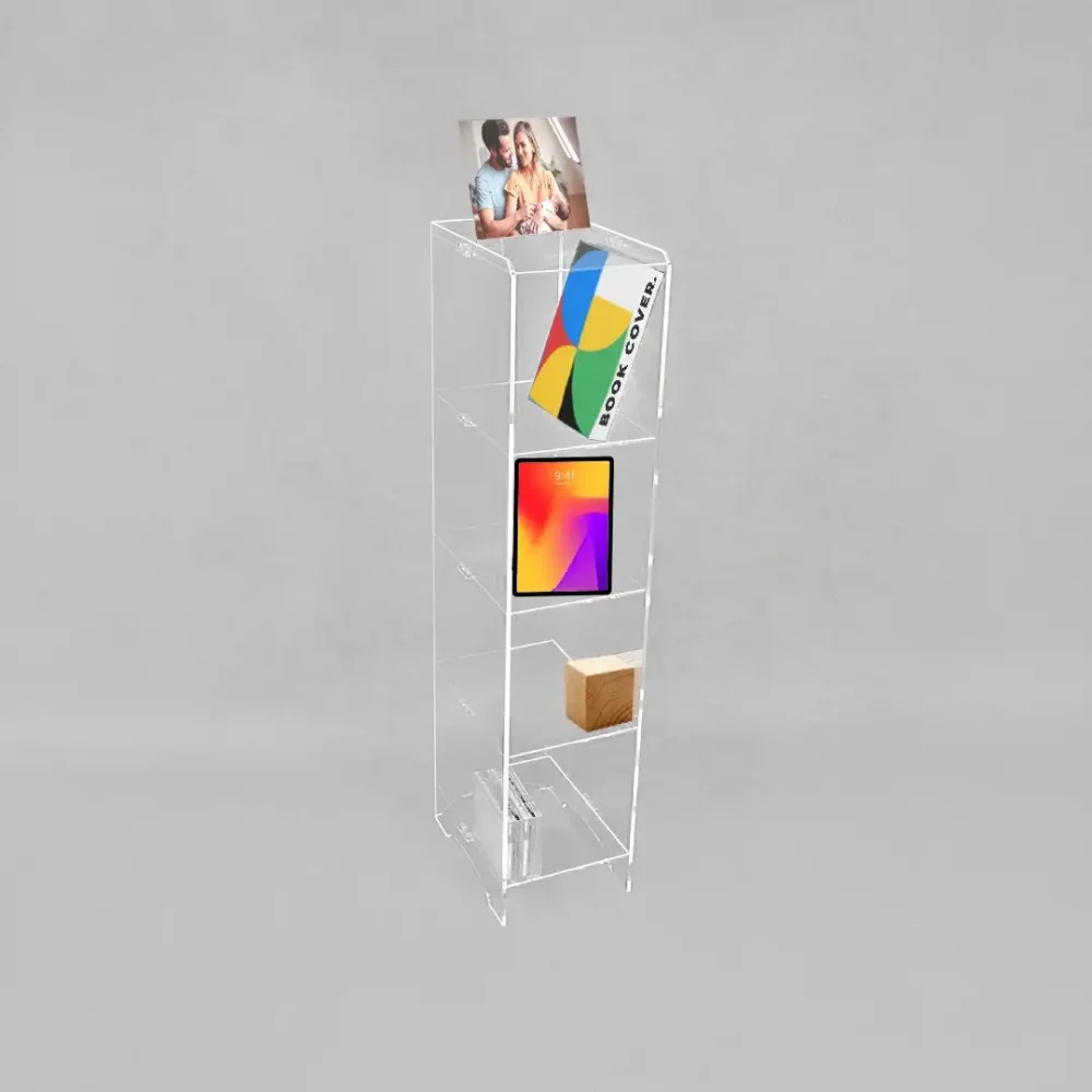 Étagère transparente