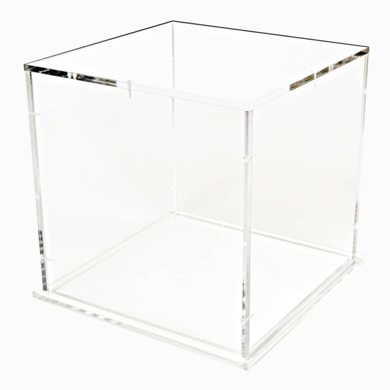 Boîte De Présentation Plexiglass Transparente - Porte Magnétique - Dimensions 10,2x8x13,8 Cm - Pour Poupées 17 Cm, Figurines, Collections