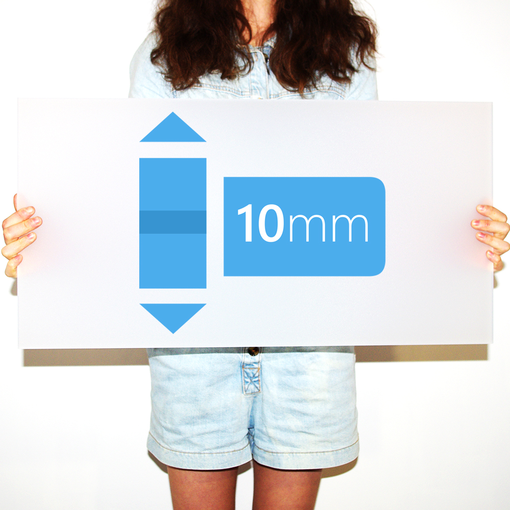 Plaque Plexiglass Translucide Dépoli Satiné Mat sur mesure - 10 mm 15 Plexiglass depoli 10 mm