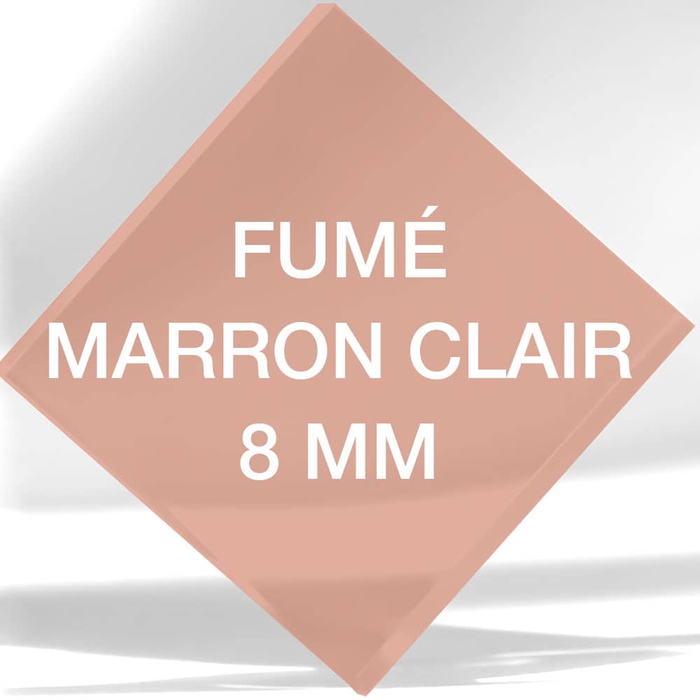 Plexiglass Fumé Marron Clair 8 mm sur mesure 7 Plexiglass Fumé Marron Clair 8mm