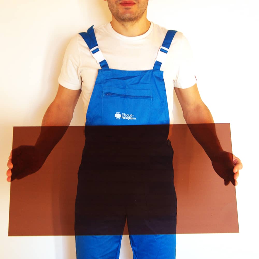 Plexiglass Fumé Marron Foncé 3mm