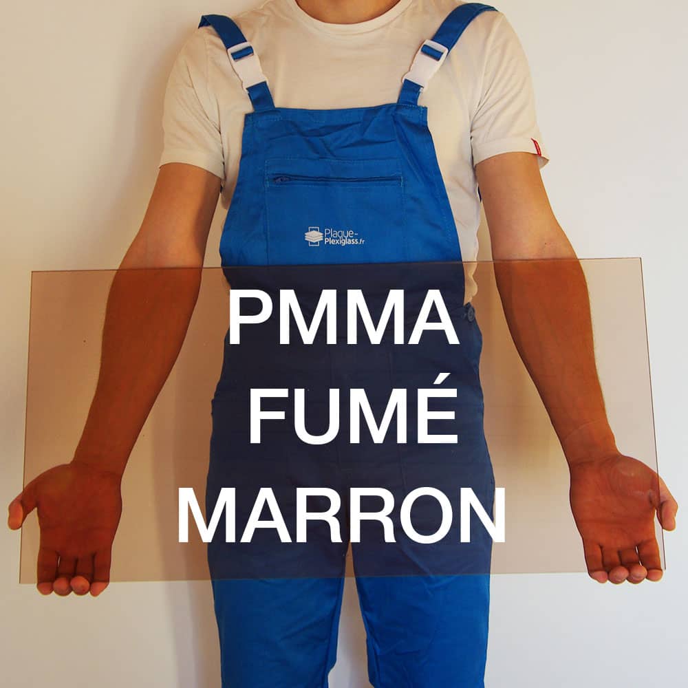 Plexiglass Fumé Marron