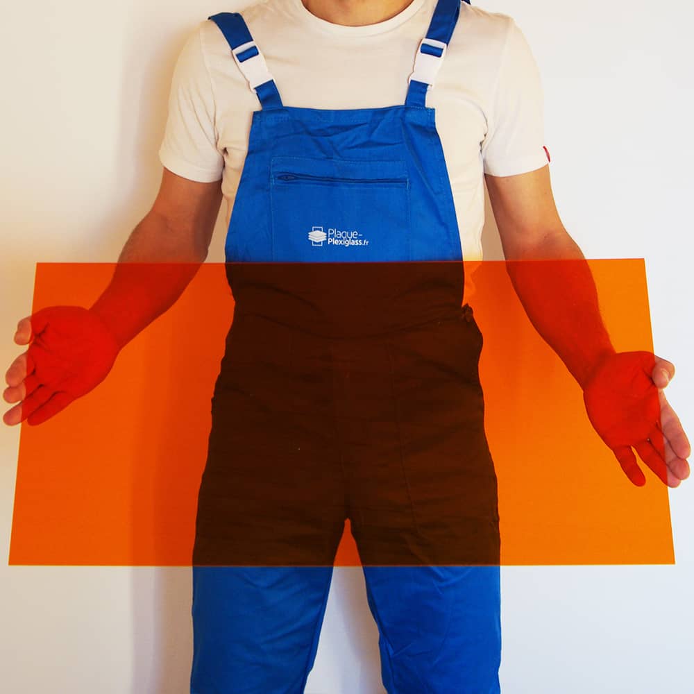 Plexiglass Orange Transparent