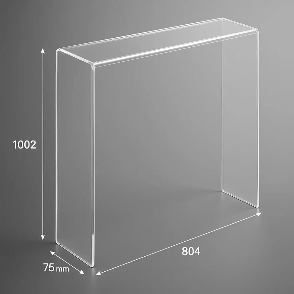 Coffrage en Plexiglass Plié 5mm Protection Coffret Électrique sur mesure