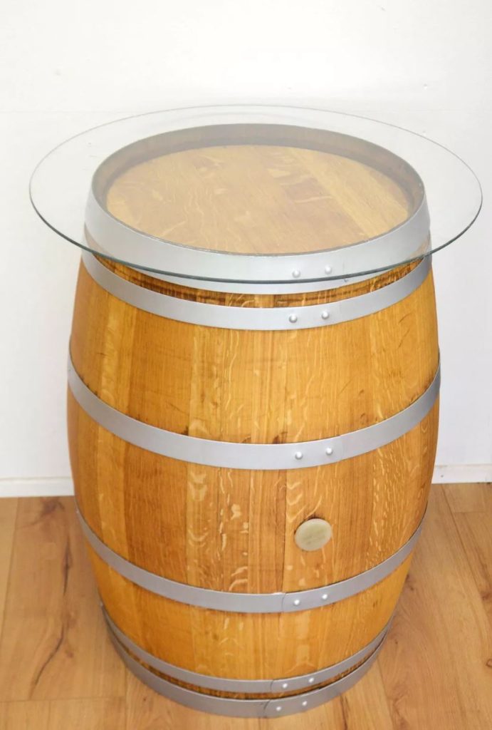 plateau plexiglass rond tonneau