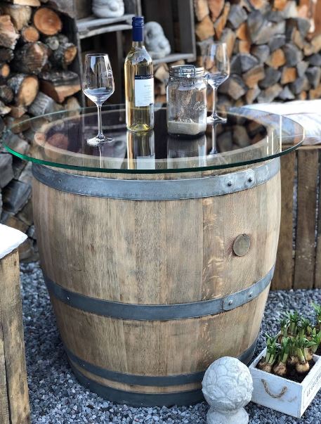 plateau plexiglass rond tonneau glass look