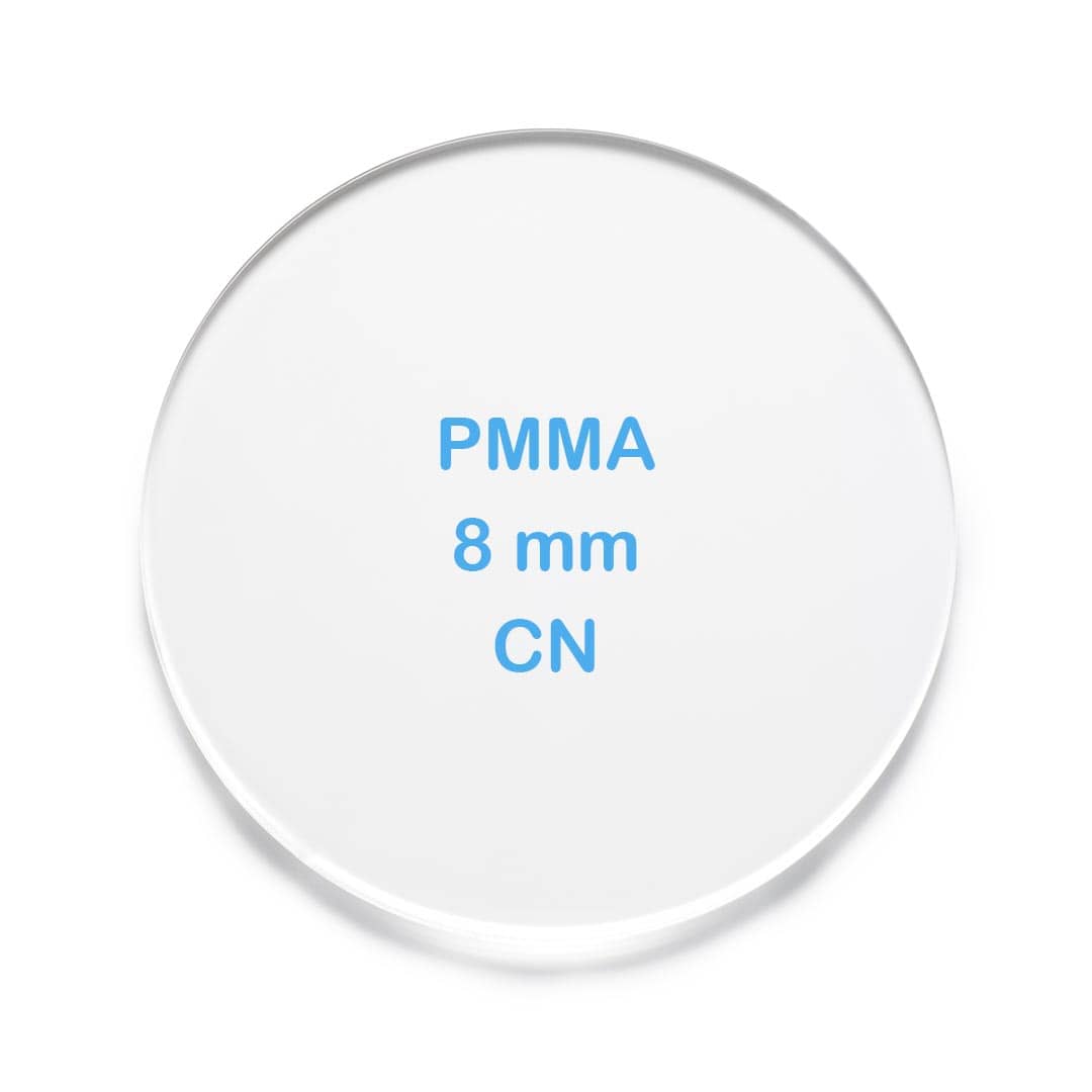 Plexiglass rond transparent 8 mm sur mesure - CN / GS 5 Plexiglass rond transparent 8 mm sur mesure - CN / GS – Image 5