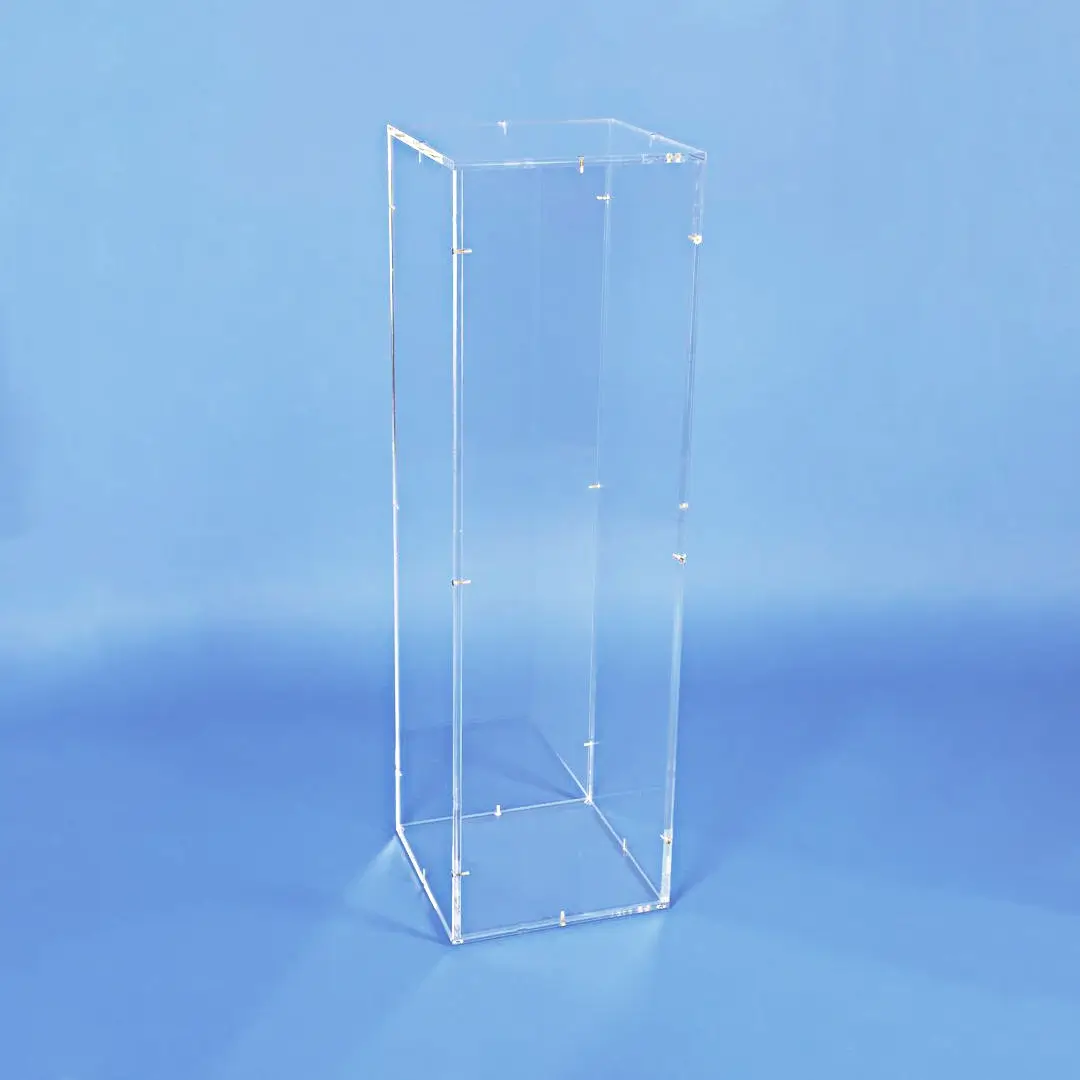 Socle d'exposition transparent sur mesure