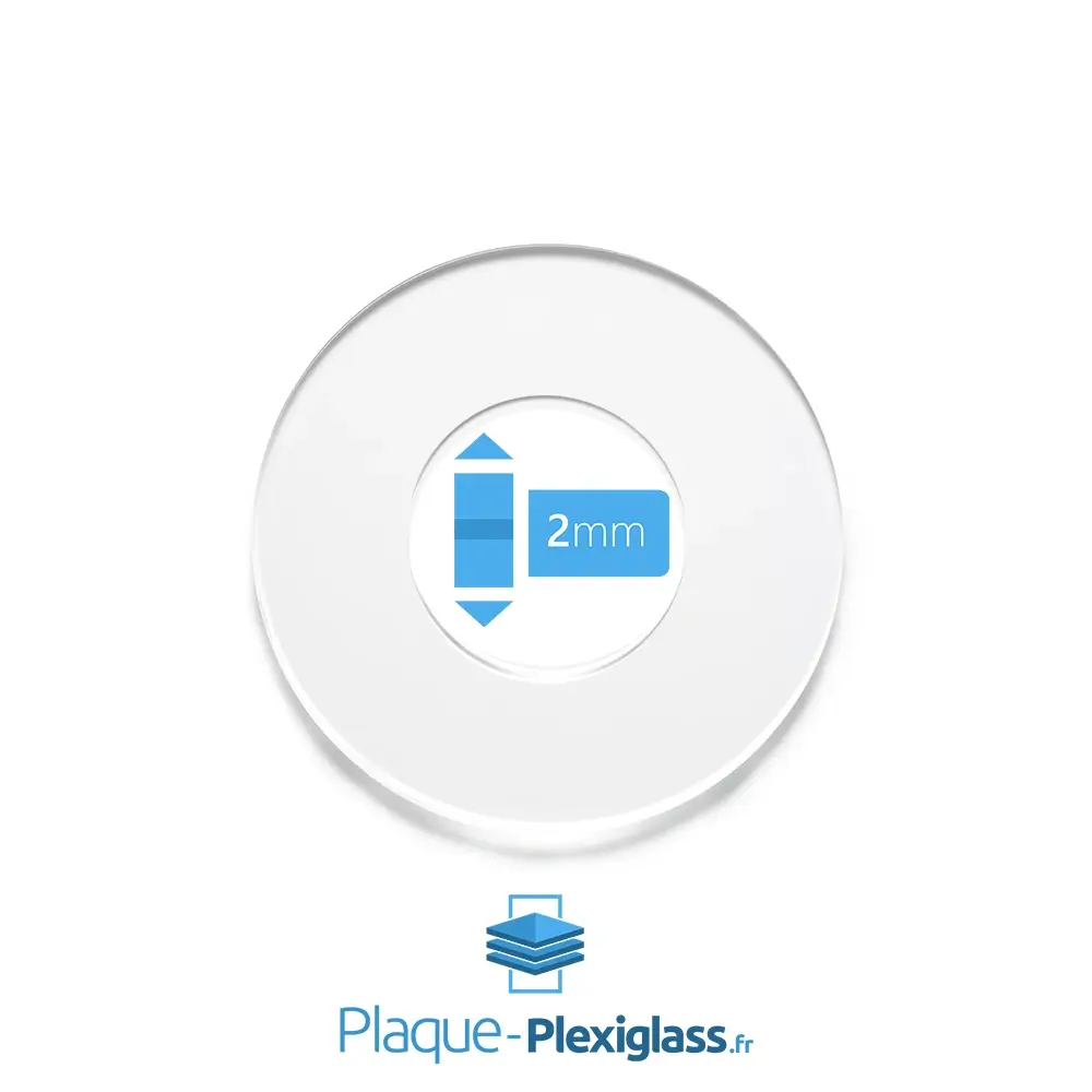 Anneau Plexiglass Transparent 2 mm