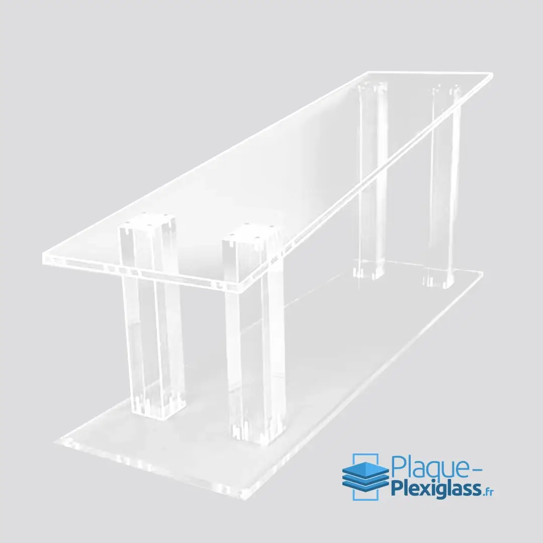 Support cercueil transparent plaque-plexiglass.fr