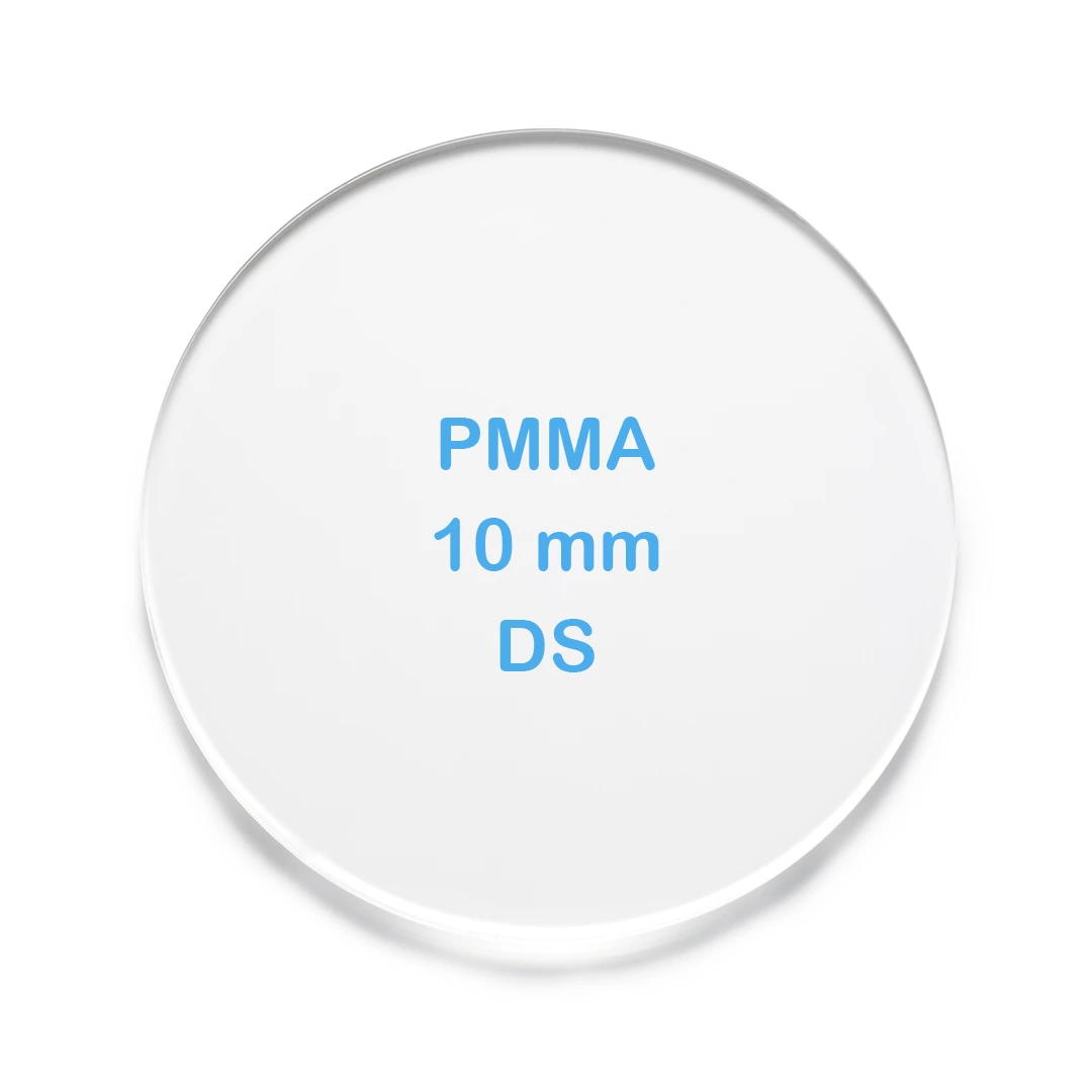 Plexiglass rond translucide dépoli 10 mm sur mesure - CN 5 PMMA Rond 10 mm Dépoli