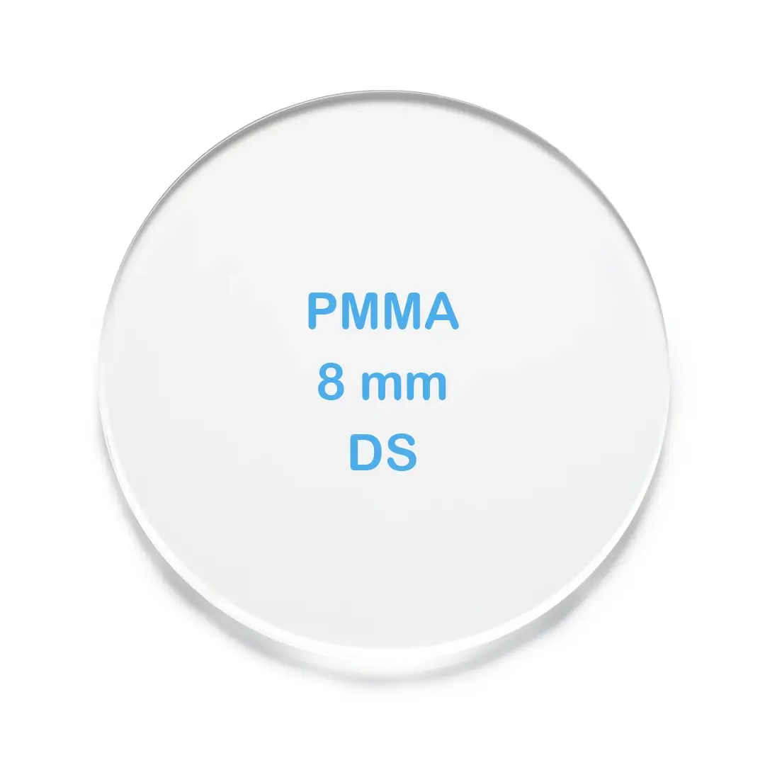 Plexiglass rond translucide dépoli 8 mm sur mesure - CN 5 Plexiglass rond translucide dépoli 8 mm sur mesure - CN – Image 5
