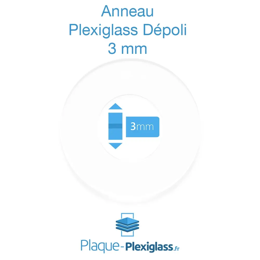 Anneau Plexiglass Dépoli 3 mm