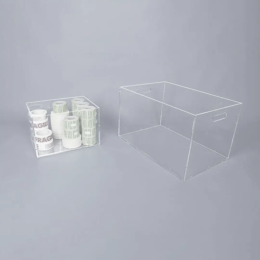 Bac Transparent Solide sur Mesure en Plexiglass 8 mm BA5F