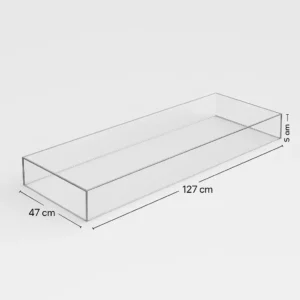 Cloche transparente sur mesure Plexiglass Plié 3 mm 5 Faces