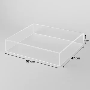 Capot Marron Fumé Transparent Plexiglas 5 mm sur Mesure
