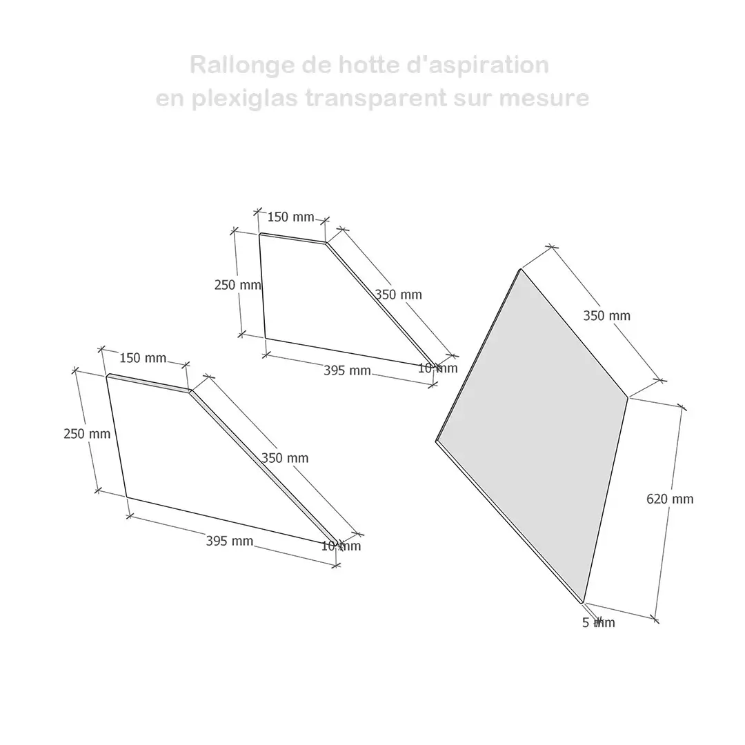 Rallonge hotte aspiration