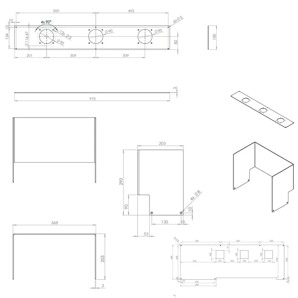 Capot-Plexiglas-Armoire-AFE-avec-disjoncteurs-et-ventilation
