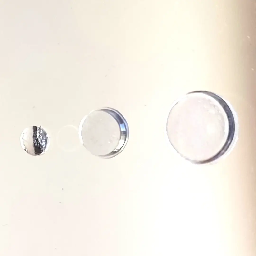 Patin antidérapant transparent rond autoadhésif