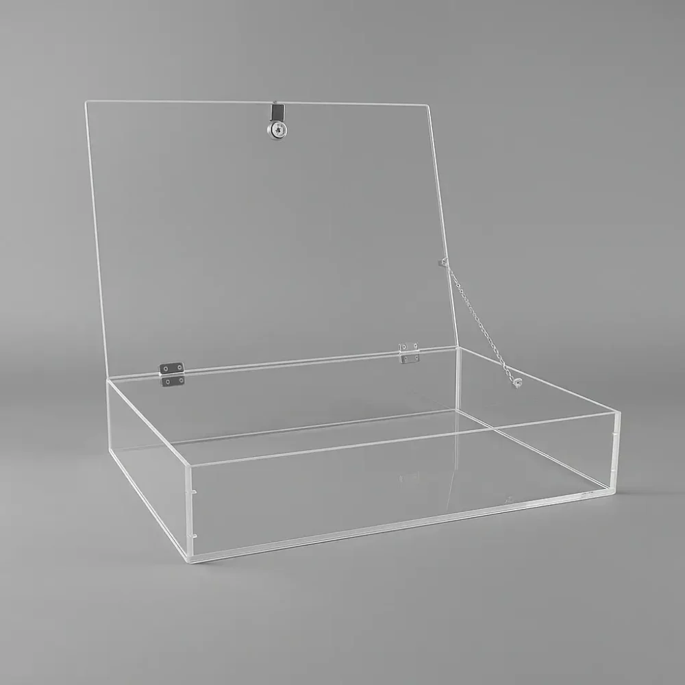Trophée rectangle plexiglas et socle bois noir - La boutique du trophée