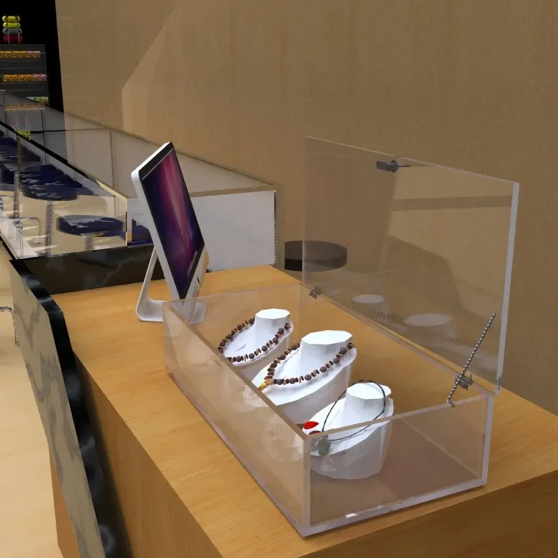 Vitrine et socle en plexiglas - France