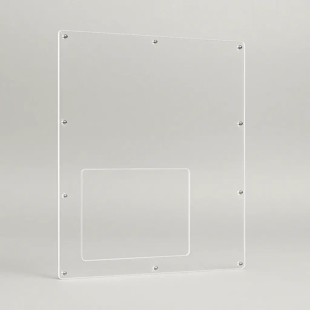 Façade de Coffret Technique Plexiglas 572×788×3 mm