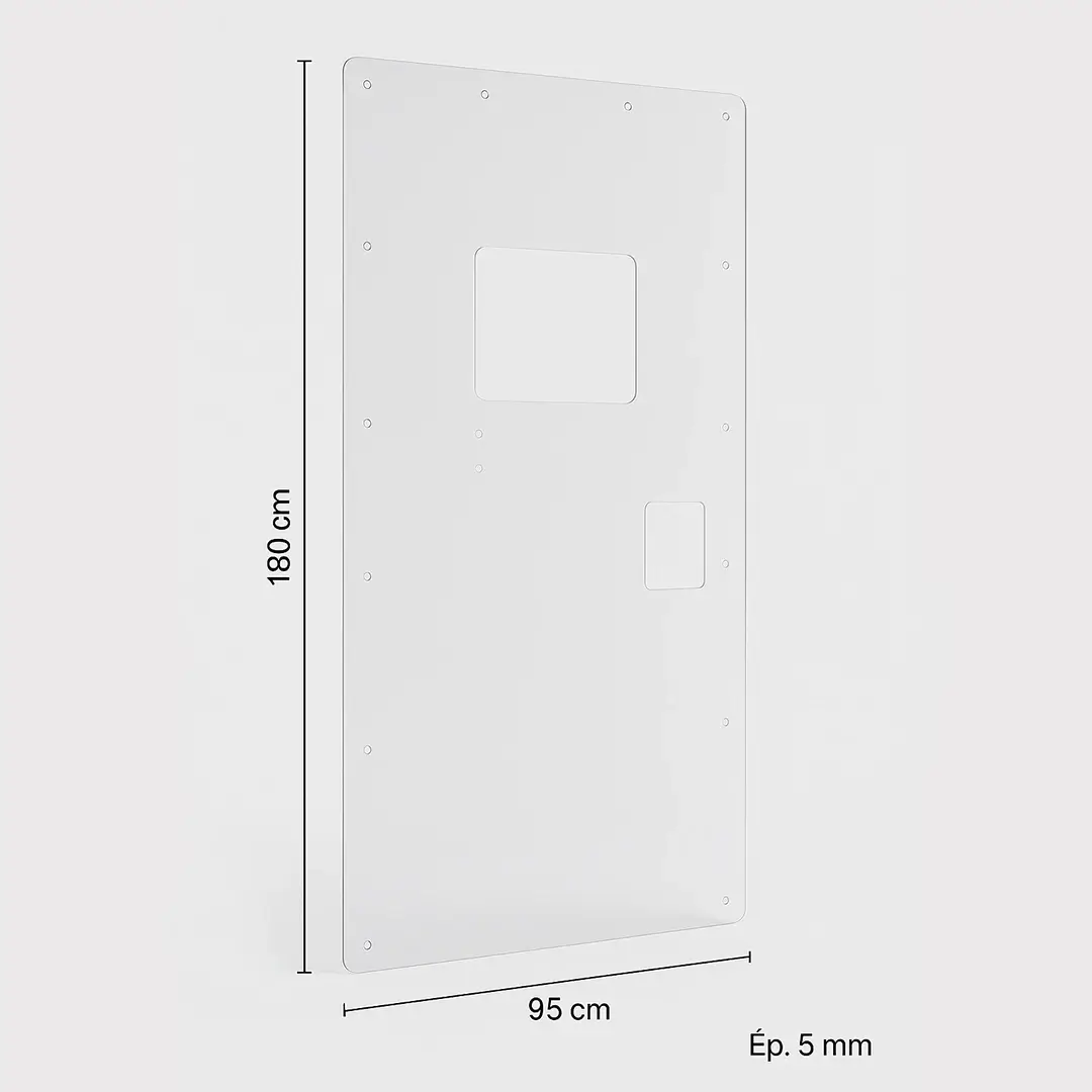 Protection distributeur Polycarbonate Transparent