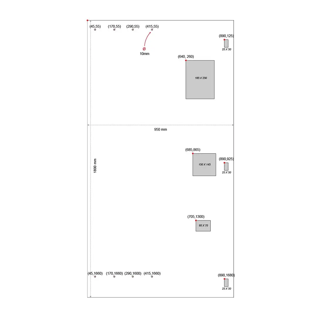 Protection distributeur Polycarbonate Transparent
