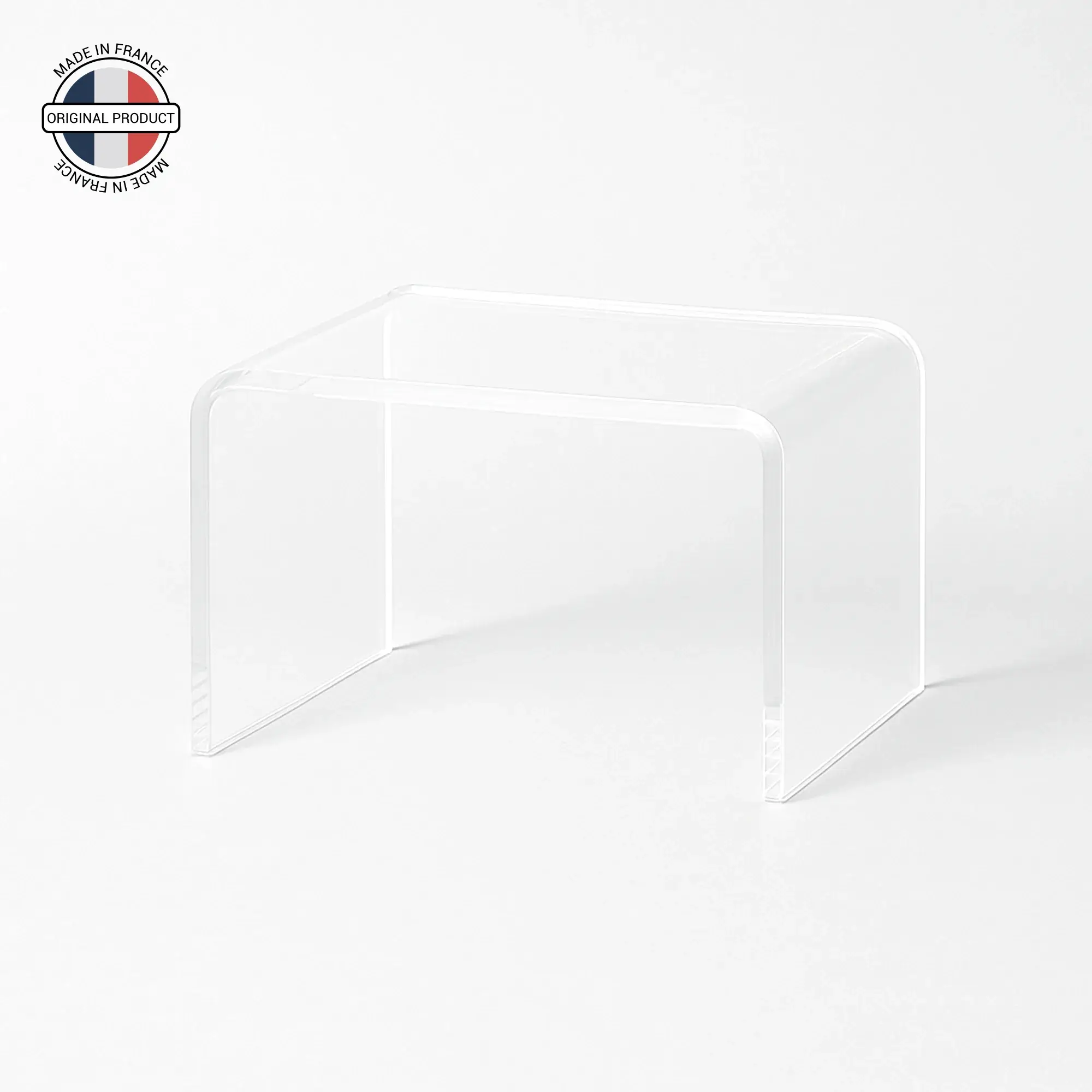 Marche Pied Transparent Acrulique Plexiglas Plexiglass