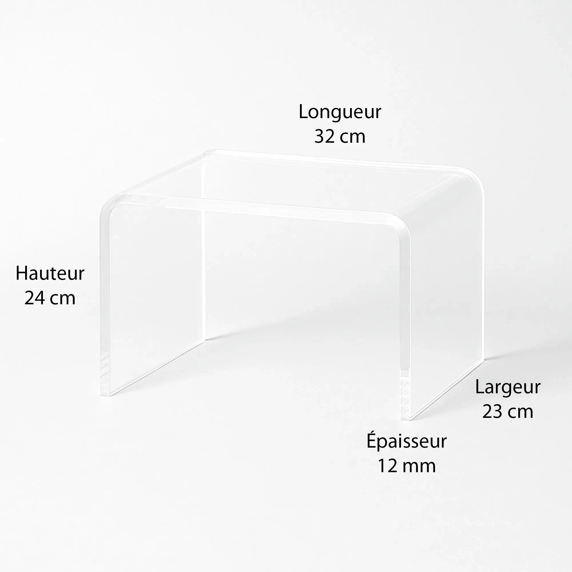 Tabouret en Acrylique Transparent 7 Tabouret en Acrylique Transparent – Image 7