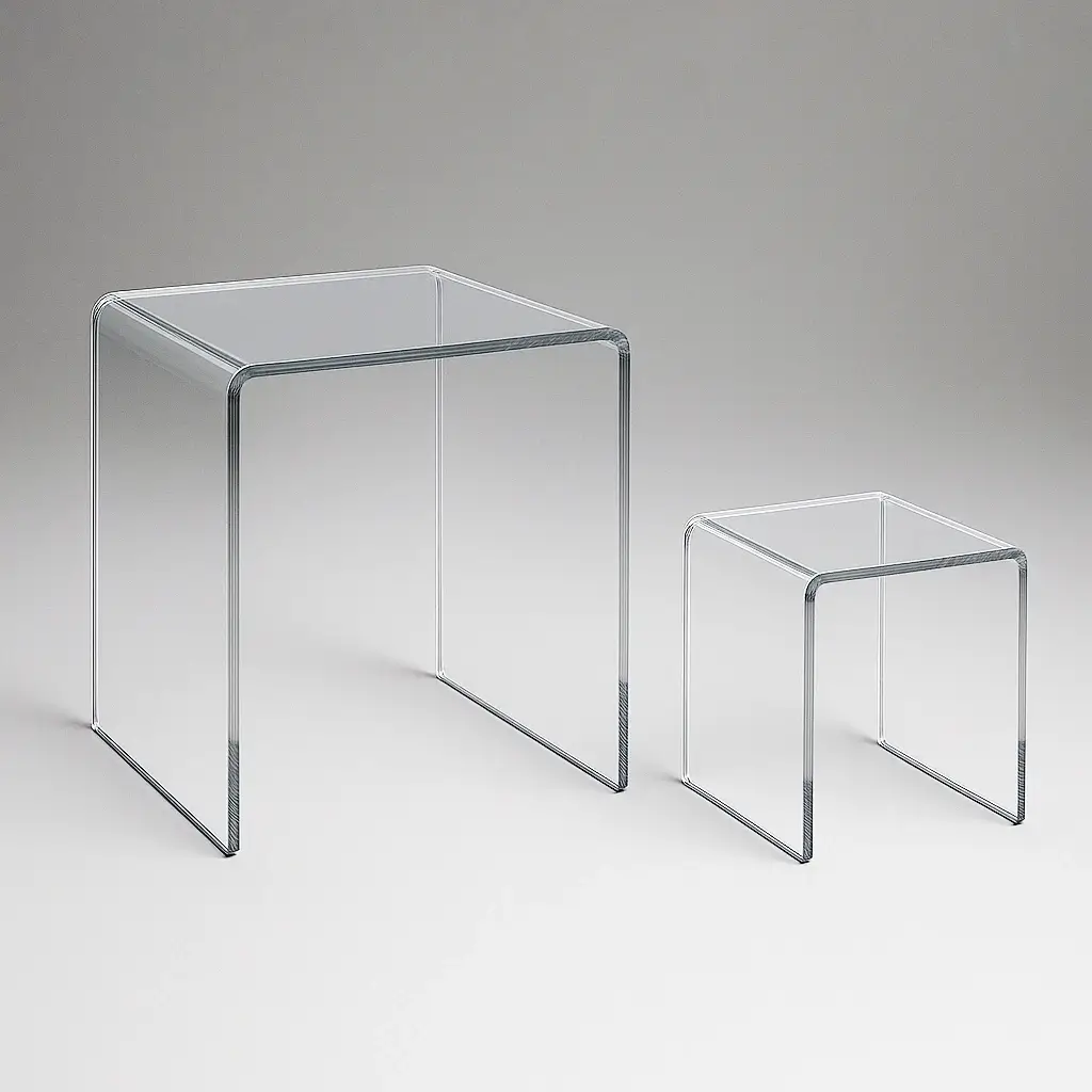 Tabouret transparent