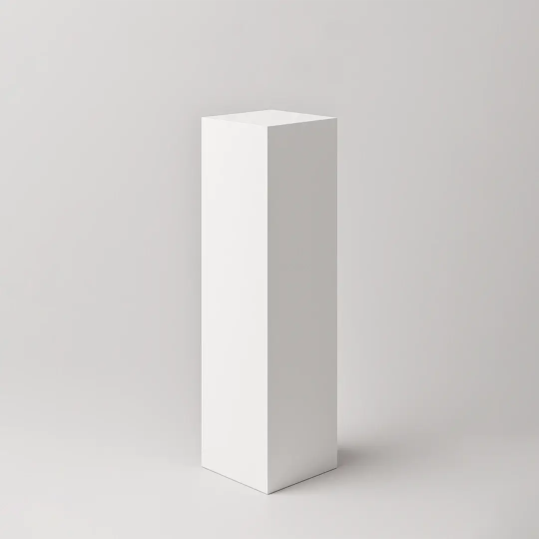 Colonne PVC Blanc Mat 5 mm sur mesure