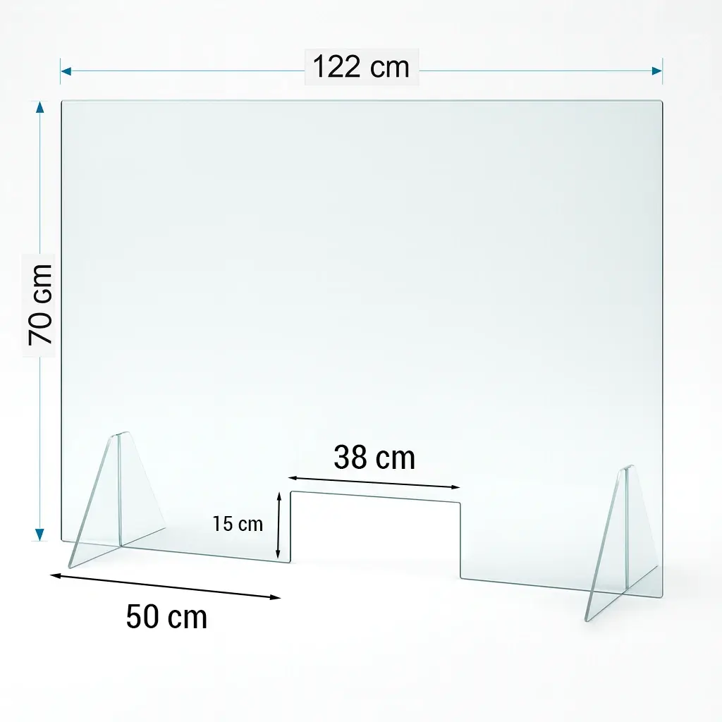 Panneau Protection Plexiglas 122×70 cm – Altuglas 5 mm