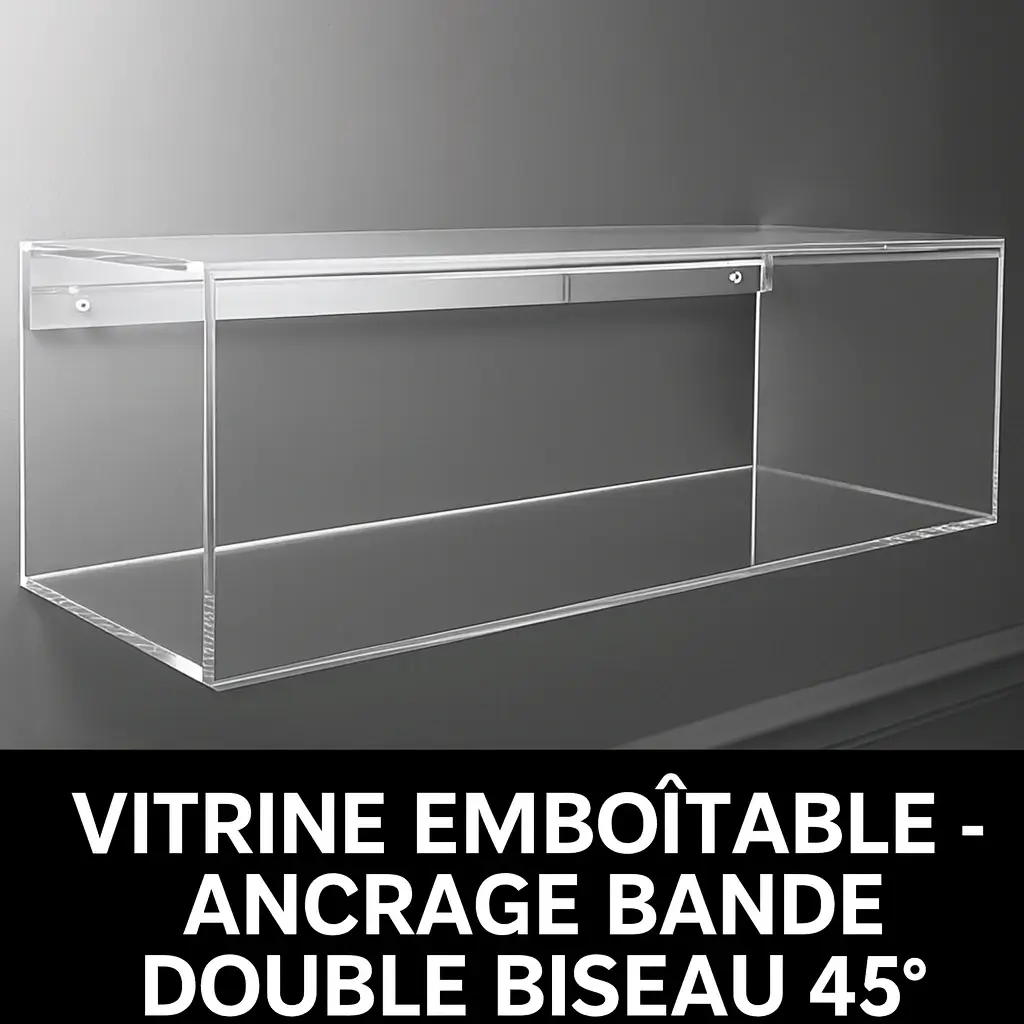 Vitrine murale transparente