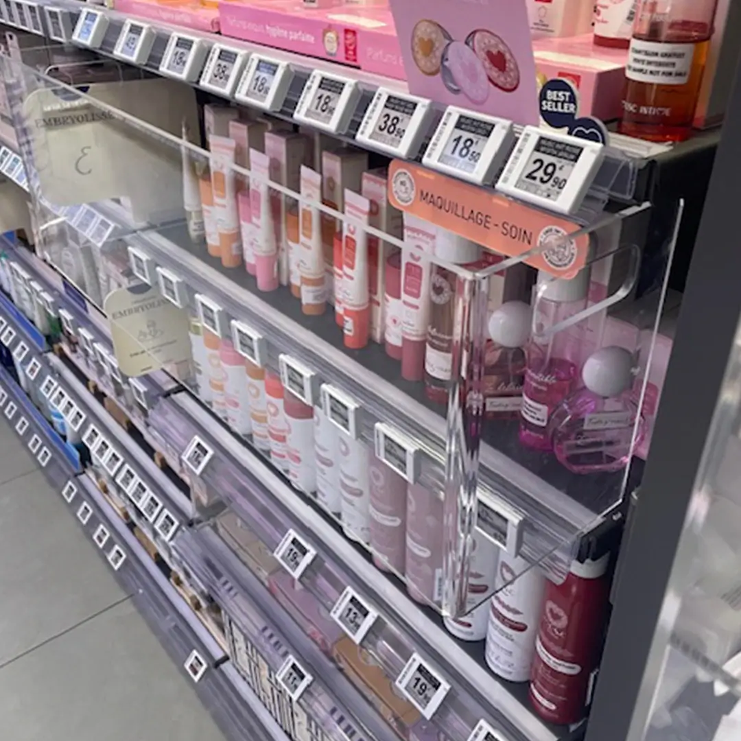 Protection antivol en Plexiglas 5 mm plié en U avec Poignees