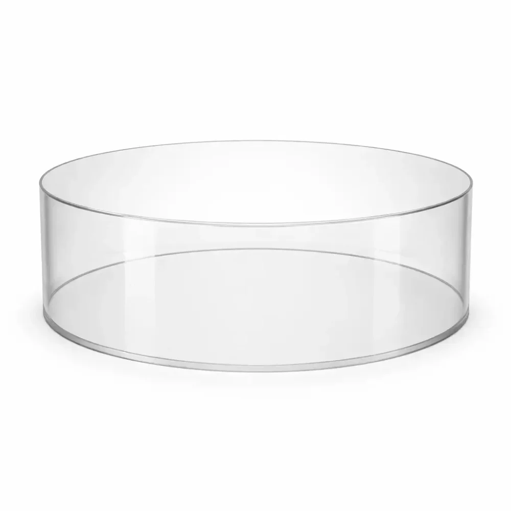 Vitrine exposition ronde diamètre 80 cm en Plexiglas Hauteur 30 cm
