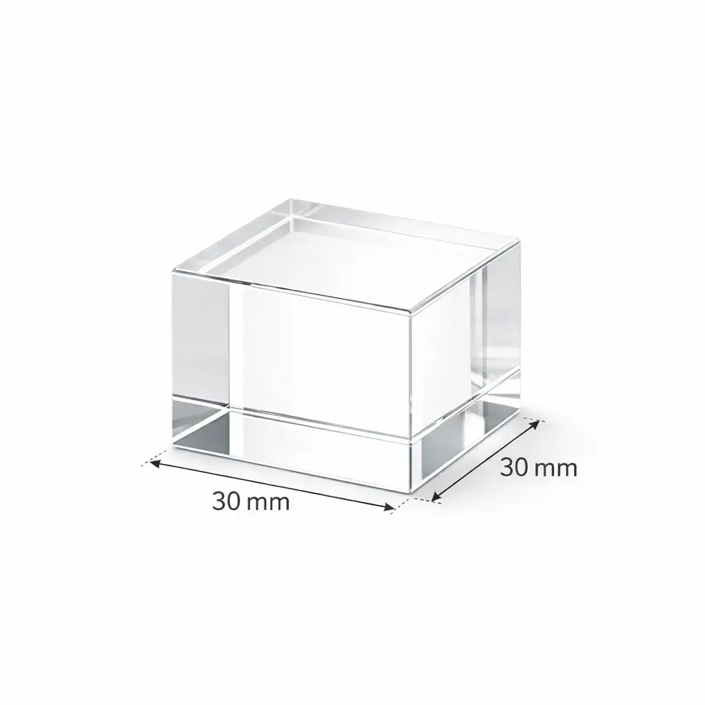 Bloc Plexiglas Transparent Sur Mesure - Epaisseur 30 mm