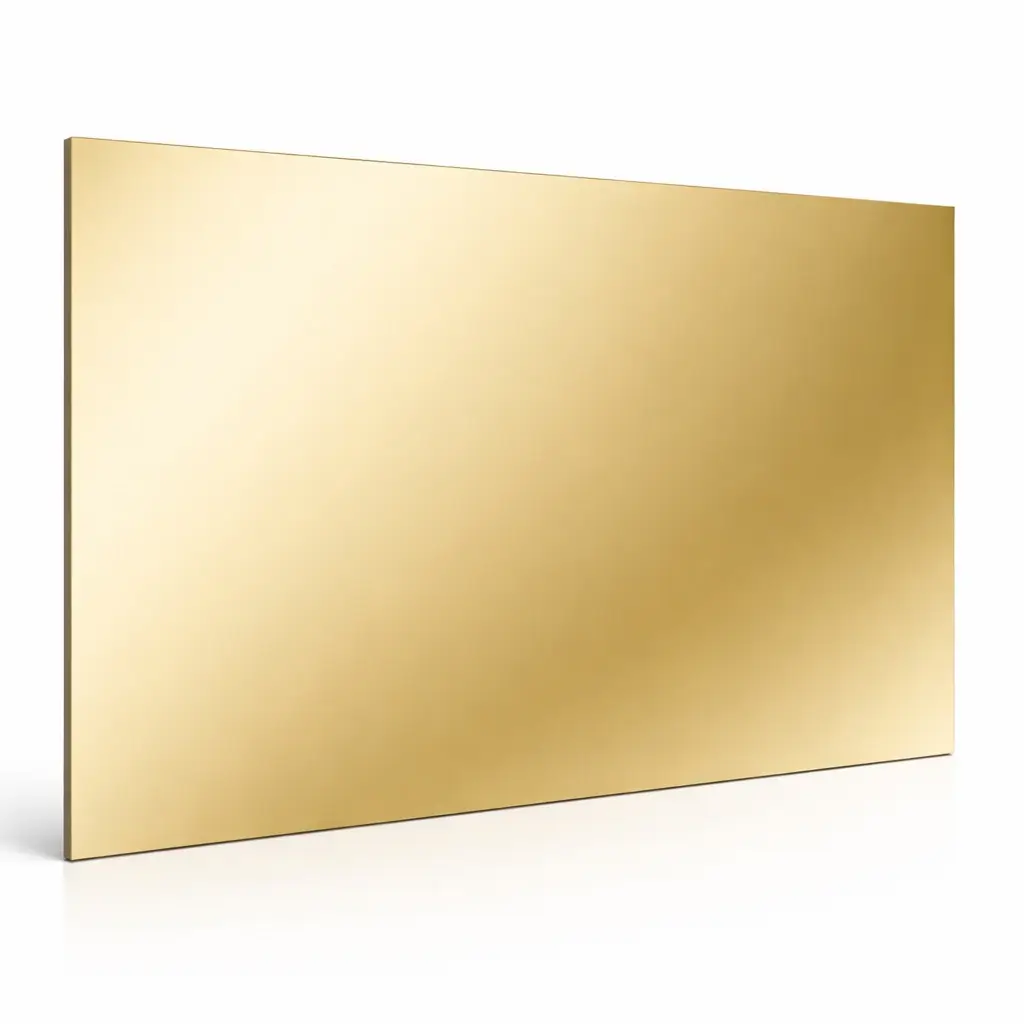 Plexiglas Miroir Doré Or 3 mm sur mesure - 3×2 m