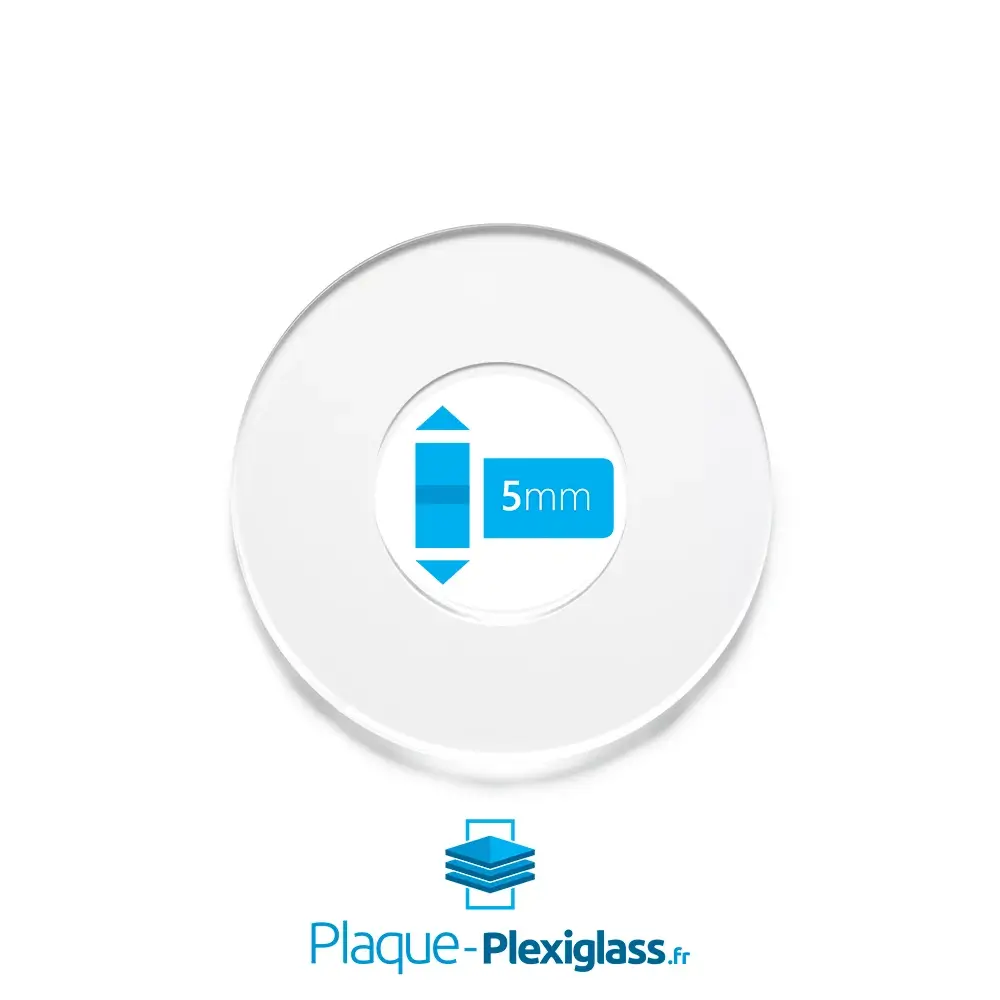 Anneau Plexiglass transparent 5 mm sur mesure - CN / GS 10 Anneau Plexiglass transparent 5 mm sur mesure