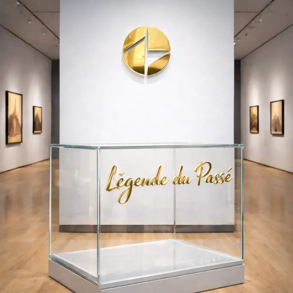 lettres miroir or dore