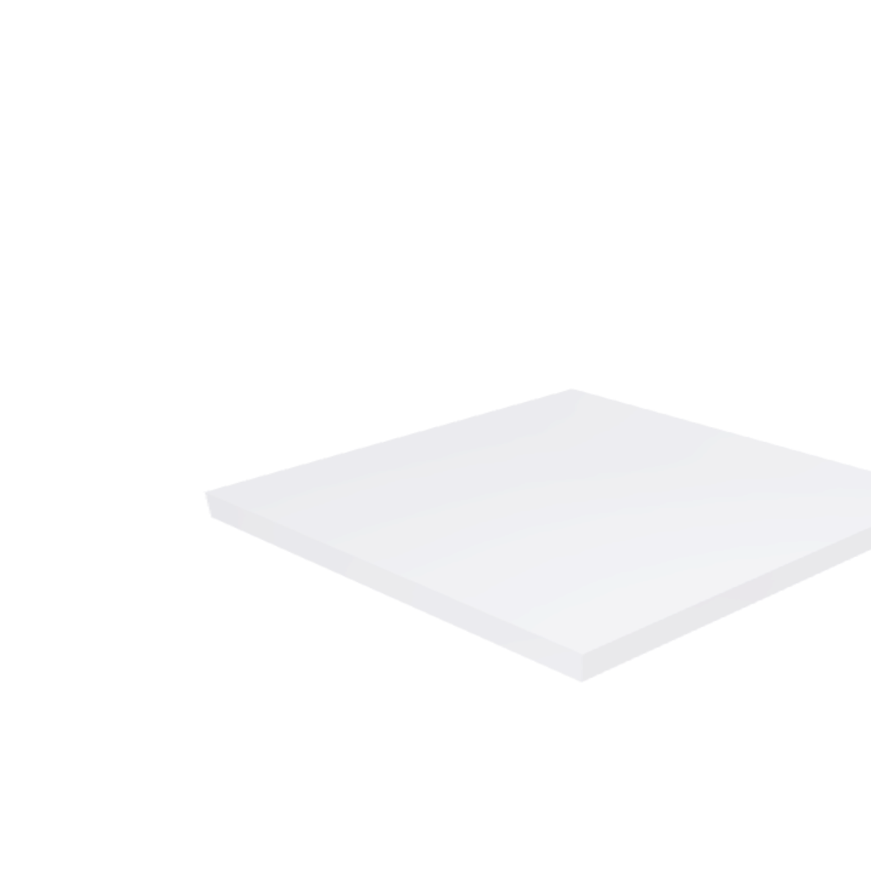 Découpe de Plaque Plexiglass Transparent Premium (Coulé) 87.5x80cm | 25 mm | Angles: Carrés | Champs: Polis (Découpe Laser)