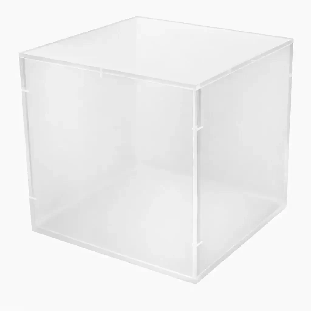 Caisson Plexiglass Depoli Satin Translucide sur mesure 5 faces