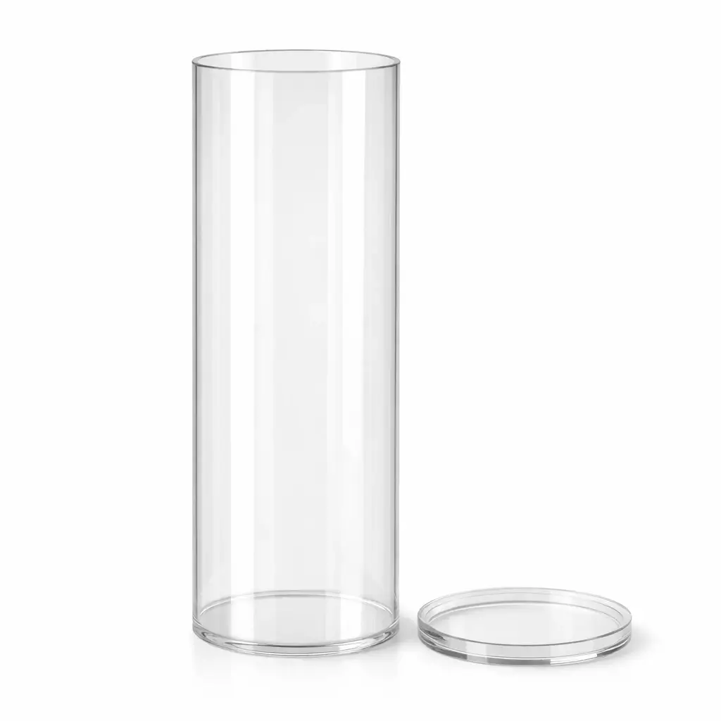 Tube transparent diamètre 30 cm