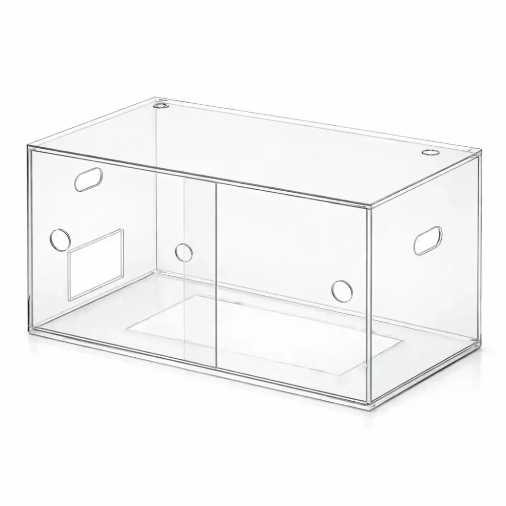 Caisson pour mélangeur sur mesure avec portes coulissantes