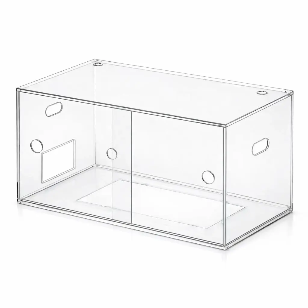 Caisson pour mélangeur sur mesure avec portes coulissantes