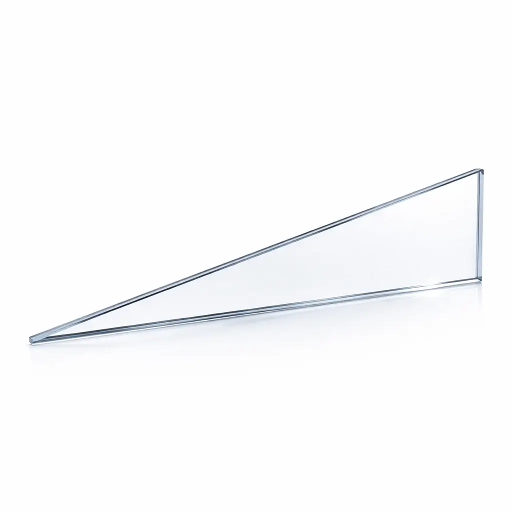 Plexiglass Triangle 10 mm Coulé sur mesure.