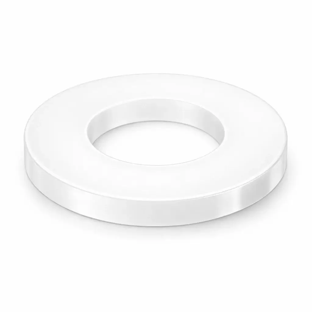 Anneau Plexiglass Blanc Diffusant 10 mm sur mesure
